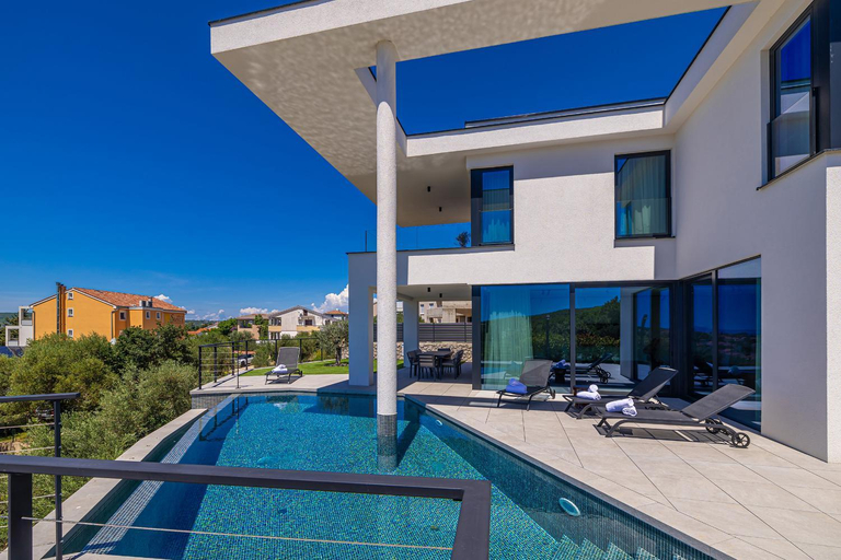 Exterior view 5, Luxury villa 45 with infinity pool, Punat