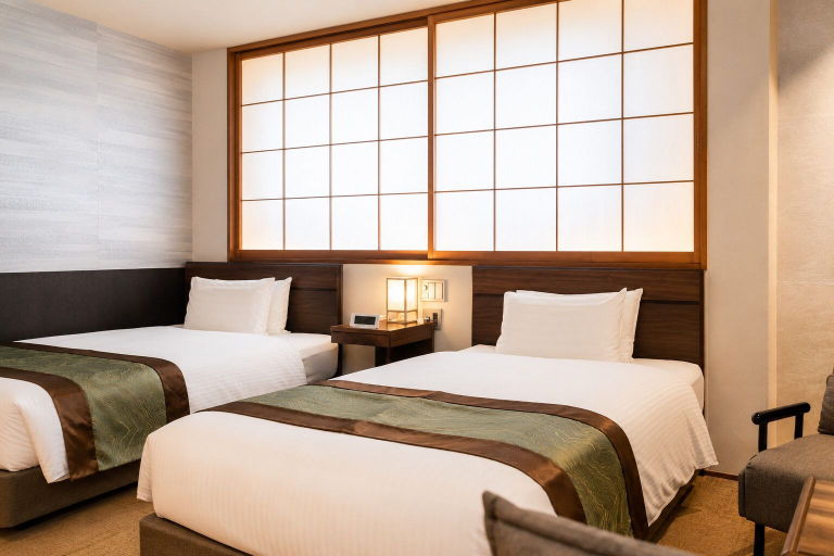 Bedroom 3, Hotel Rakurakuan, Kyoto