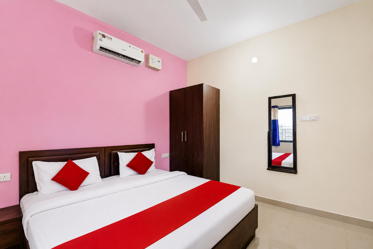 Bedroom 2, Goroomgo SR Palace Bhubaneswar, Cuttack