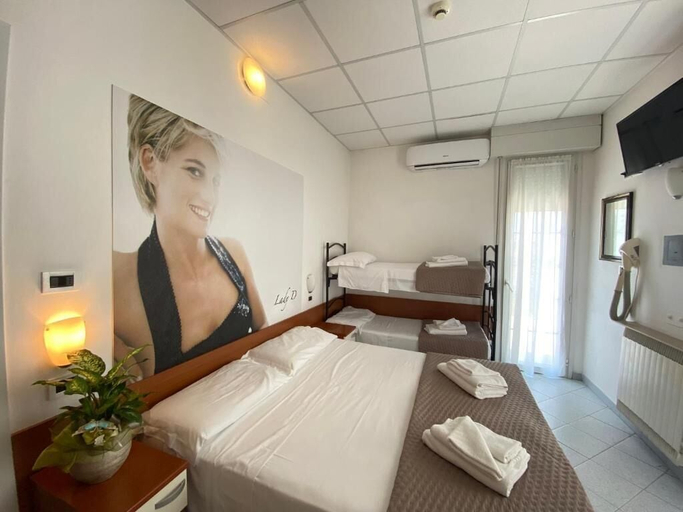 Bedroom 5, Hotel Villa del Parco, Rimini