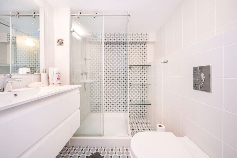 Bathroom, MAMAD - Jaffa Charm Seaview Stay by Sea N' Rent