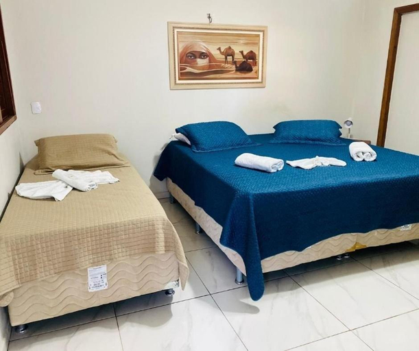 Bedroom 2, Pousada pedra da baleia, São Miguel de Touros