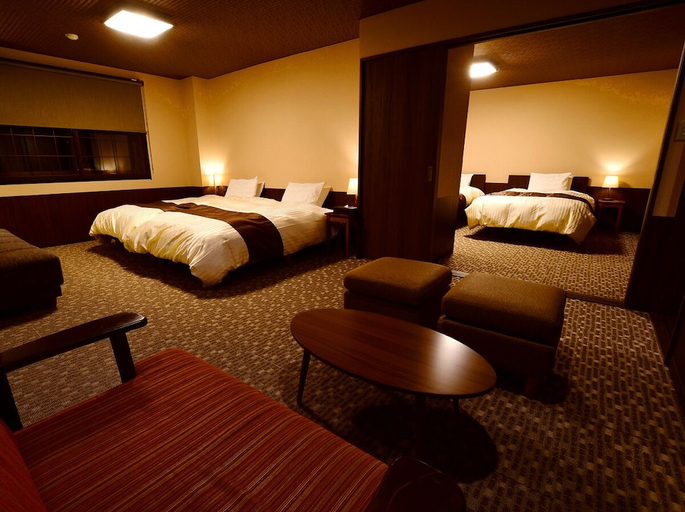 Bedroom 1, Kutsurogi Juku Shintaki, Aizuwakamatsu