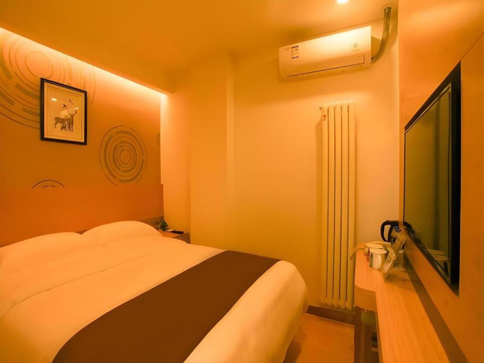 Bedroom 2, GreenTree Inn Beijing Xicheng District Daguanying Subway Station Shell, Beijing