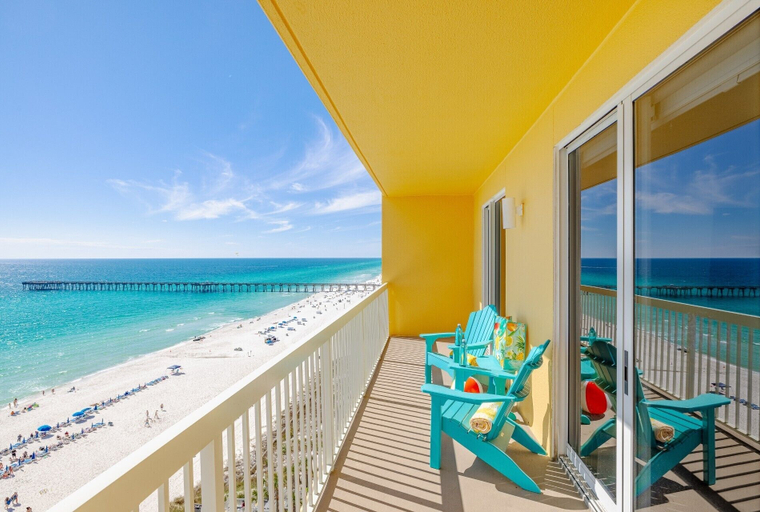 Balcony 3, Calypso Beach Resort Tower 1, Bay