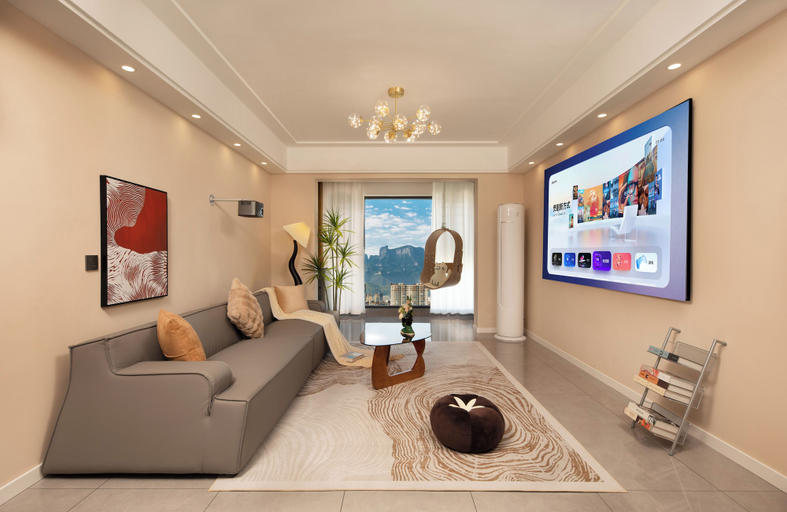 Television 3, Local Vibe Downtown Guesthouse, Zhangjiajie