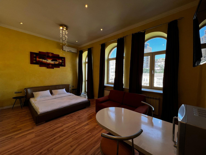 Bedroom 1, Arena Apartments Baseina Area, Shevchenkivs'kyi