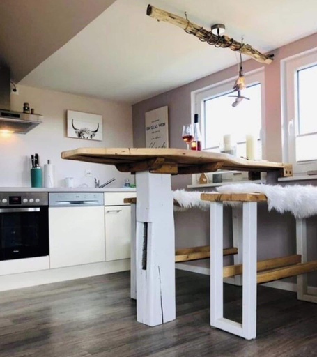 Private kitchen 2, Holiday Apartment Lutte Biike, Nordfriesland