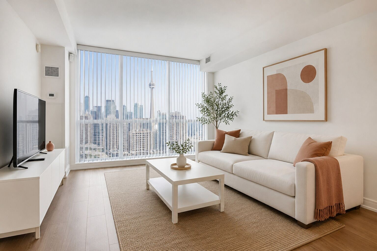 Living area 4, Harbourfront Prime Suites, Toronto
