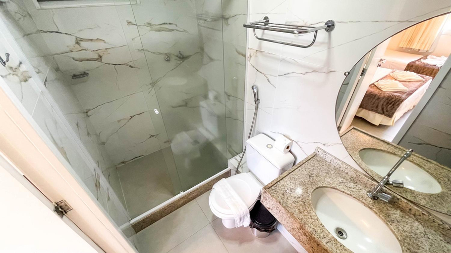 Bathroom 3, Gran Lencois Flat Residence 2 suites com sala e cooktop, Barreirinhas