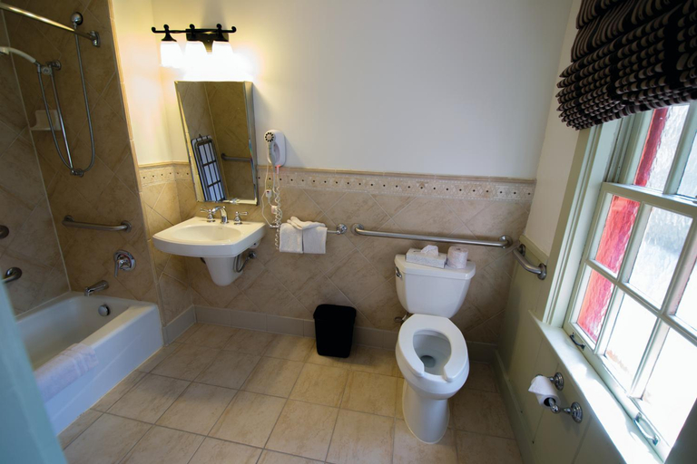 Bathroom 5, Bright Angel Lodge - Inside the Park, Coconino