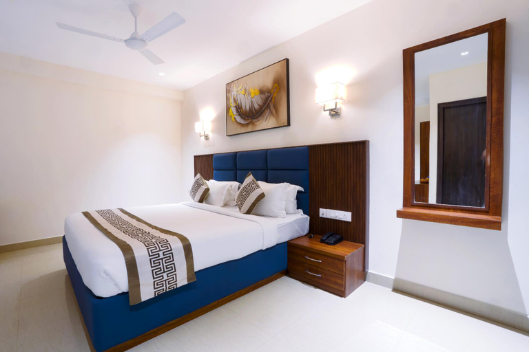 Bedroom 2, Krrish Boutique Hotel, Ameerpet Hyderabad, Ranga Reddy