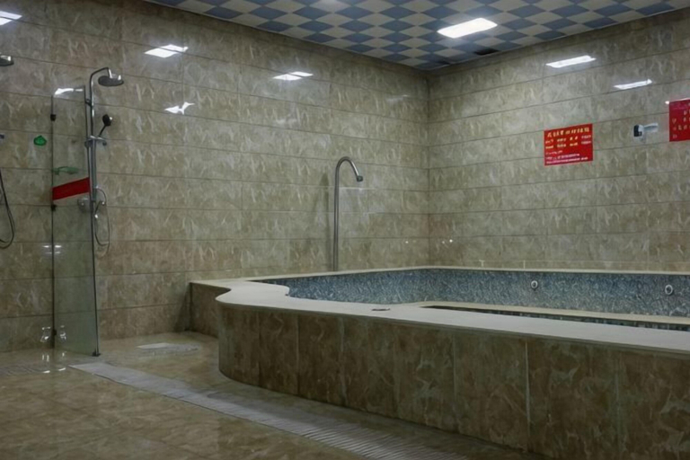 Bathroom, Yanduhe Hotel, Enshi Tujia and Miao