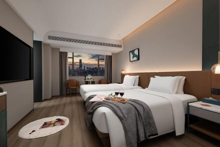 Bedroom 3, Hanchuan Baiyun International Hotel, Xiaogan