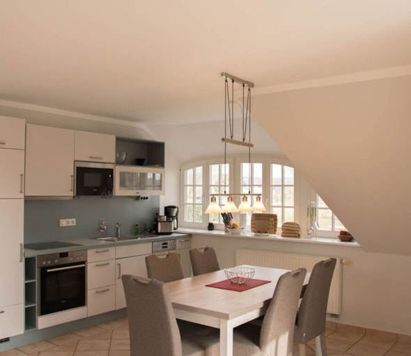 Dining, Countryhouse Apartment With a Balcony, Vorpommern-Rügen