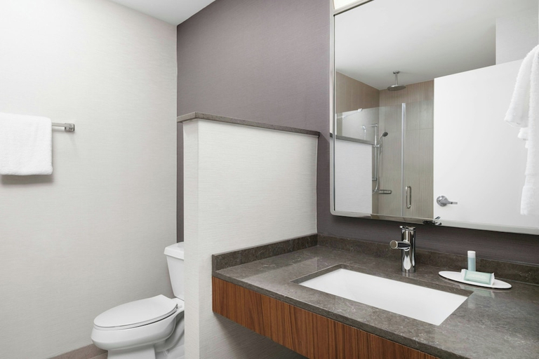 Bathroom 3, Courtyard by Marriott Charlotte City Center, Mecklenburg