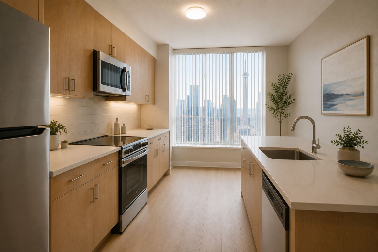 Private kitchen, The Regent Prime Suites, Toronto