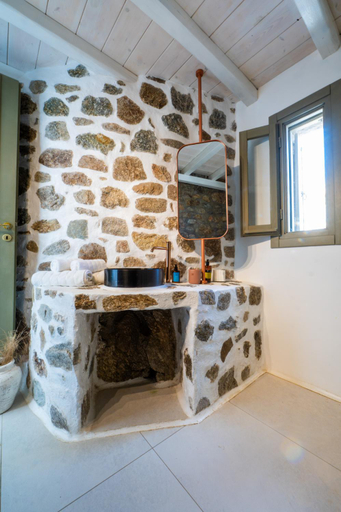 Bathroom 4, Citadel Natural Stone Villa, South Aegean