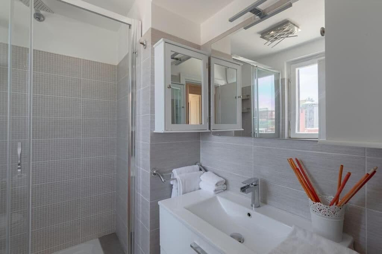 Bathroom, Penthouse with Jacuzzi, Rome