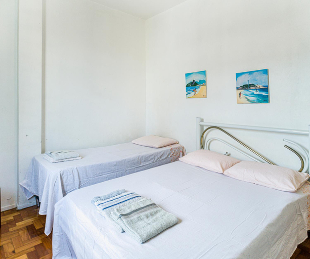 Bedroom 2, Copacabana Vista parcial do Mar, melhor ponto de Copacabana, Rio de Janeiro
