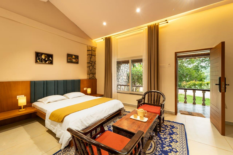 Bedroom, Bison River Resort Dandeli, Uttara Kannada