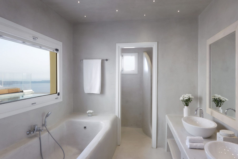 Bathroom 3, Villa Anastasia With Stunning Caldera Views, South Aegean
