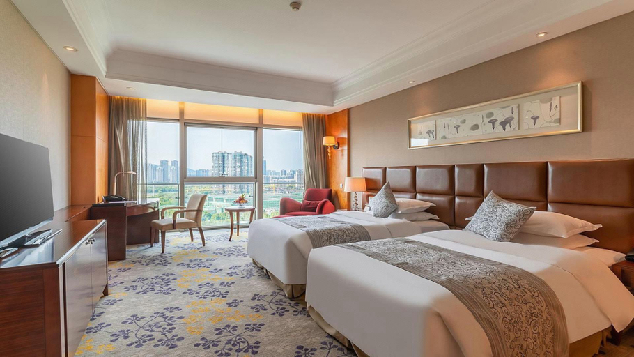 Bedroom, Wuxi Juna Hubin Hotel, Wuxi