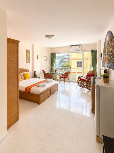 Bedroom 3, Jomtien View Talay 1 Studio Apartments, Pattaya