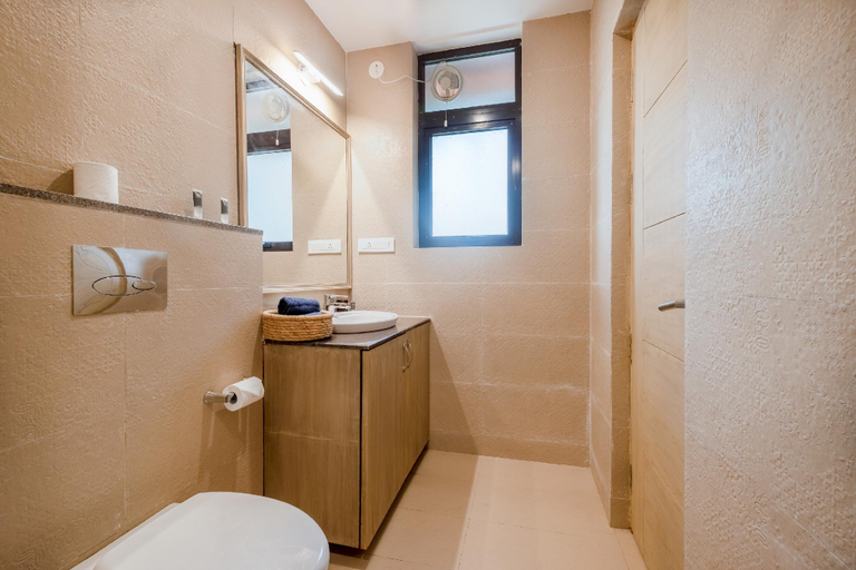 Bathroom 3, Quaint Picturesque -2 bHK apartment in Candolim, North Goa