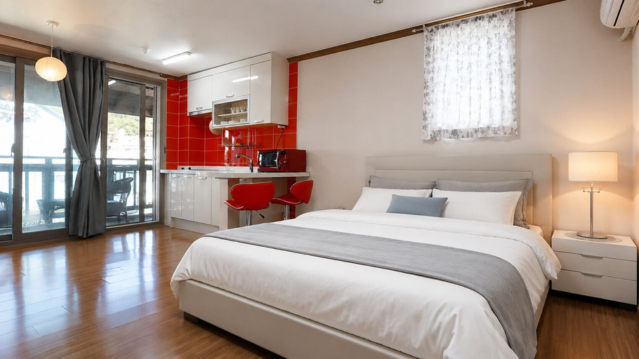 Bedroom 3, Bellus Rose Pension Hotel, Gyeongju