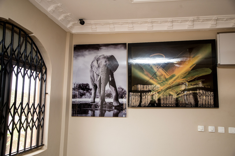 Interior detail, Wanzy Guest House, Kumasi