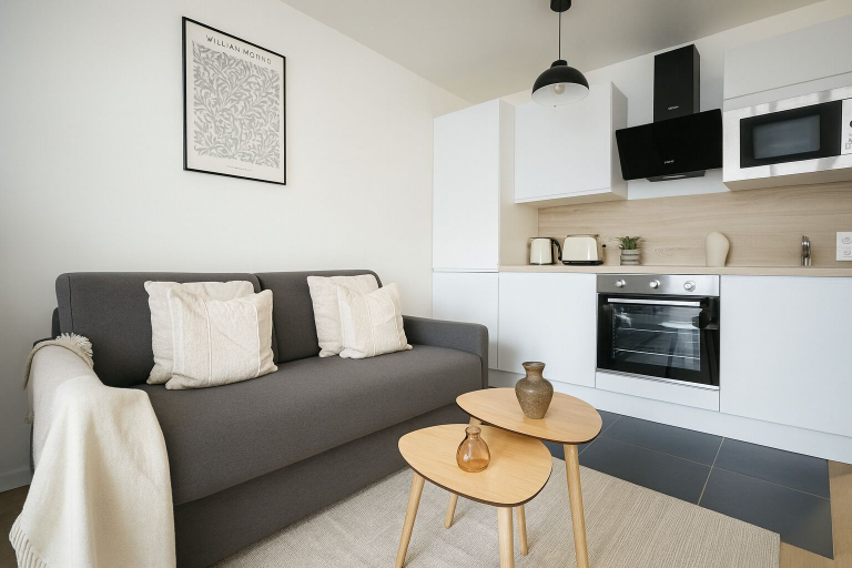 Private kitchen, Magnifique Studio au bord de la Seine, Paris