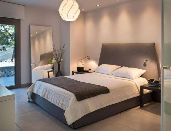 Bedroom 3, Villa Soligia Blue - New Luxury Sea front Villa, Peloponnese