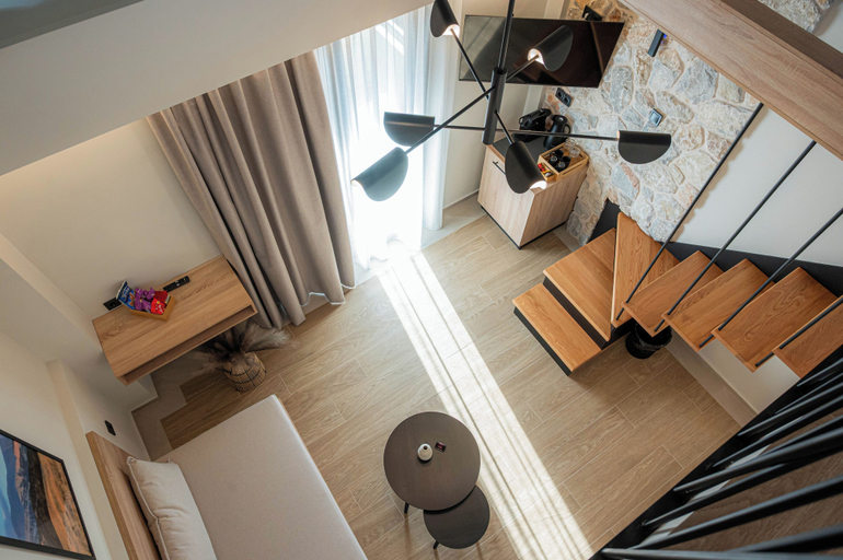 Living room 2, Three Peaks Elevated Stay, Central Macedonia