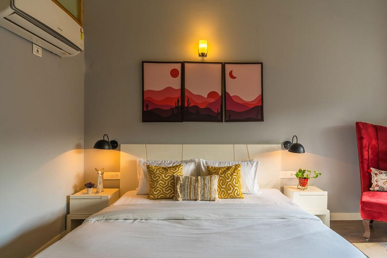 Bedroom 4, StayVista at Riverside Symphony, Kullu