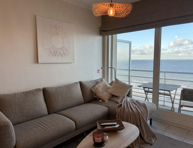 Living room, Stunning Seaview Apartment With Balcony, West-Vlaanderen