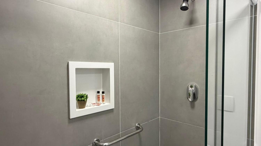 Bathroom 2, FlatScape - Suites Aconchegantes - Berrini, São Paulo