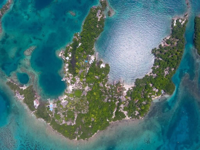 Aerial view, ISLA BELA, Cartagena de Indias