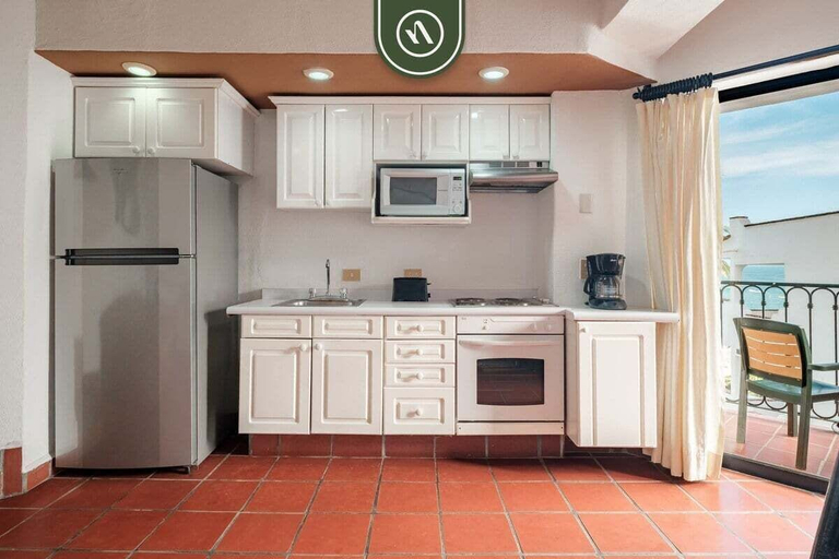 Private kitchen 4, One Beach Street 406 - Amazing 1 BR Condo, Puerto Vallarta