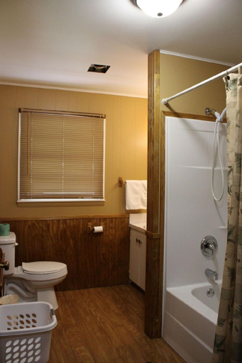Bathroom 3, Two Rivers Lodge, Swain
