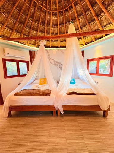 Bedroom 3, Jáalk'ab Cabañas, Progreso