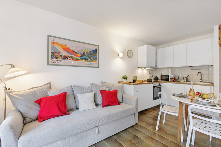 Living area 5, Appartamento Rio Secco With Balcony + Ski Storage, Hautes-Alpes