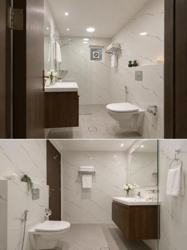 Bathroom 4, Lancaster hotel apartments-dahiat alrasheed, Wadi Essier