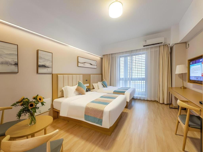 Bedroom 2, VX Hotel Wuxi Xinwu District Executive Center Wanda Plaza, Wuxi