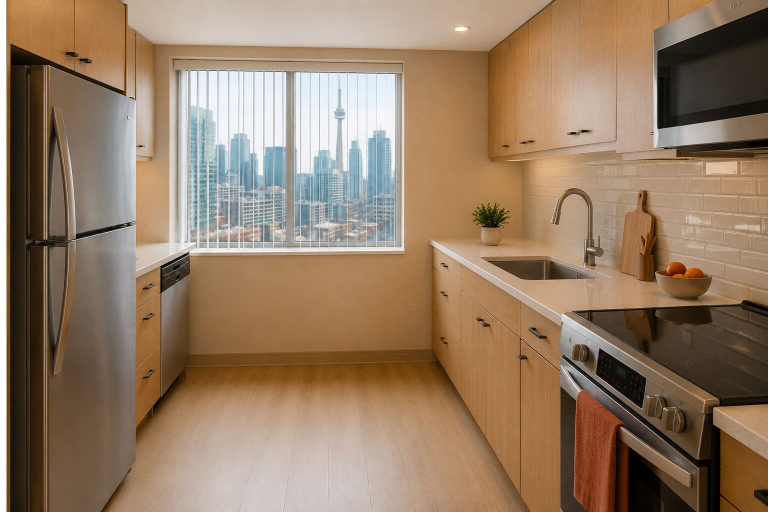 Private kitchen, Vanta Urban Suites, Toronto