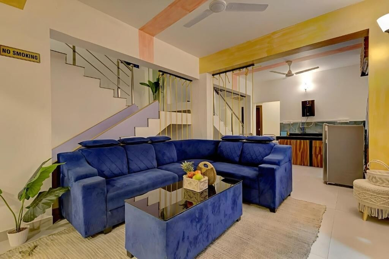 Living area 5, Marina Villas by The Plix, North Goa