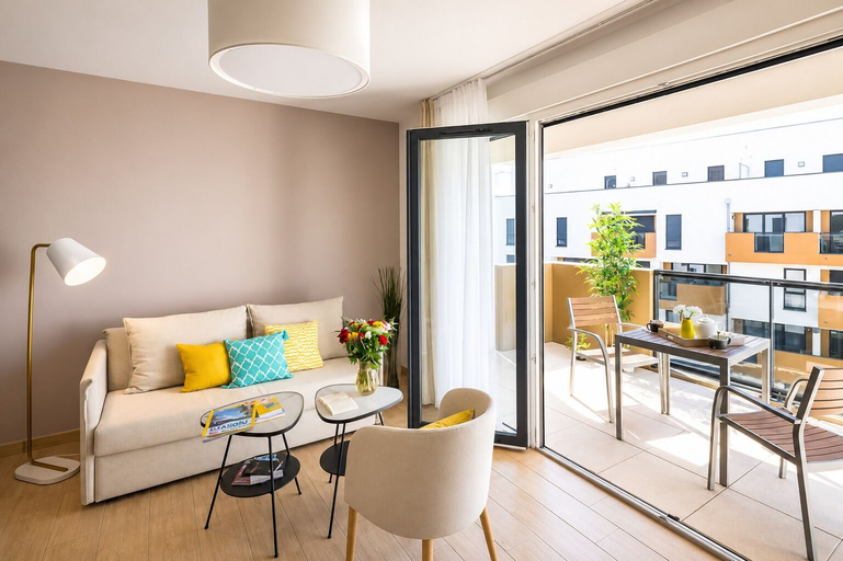Living area 3, Zenao Appart'hôtels Lyon 7, Rhône