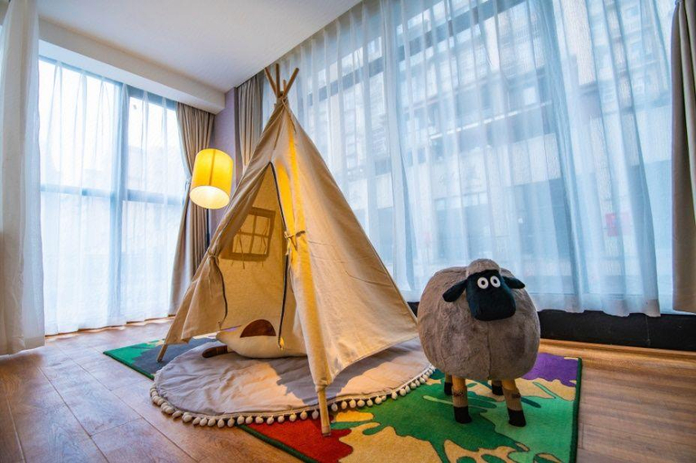 Bedroom 2, Youlan Yatang Hotel, Meishan