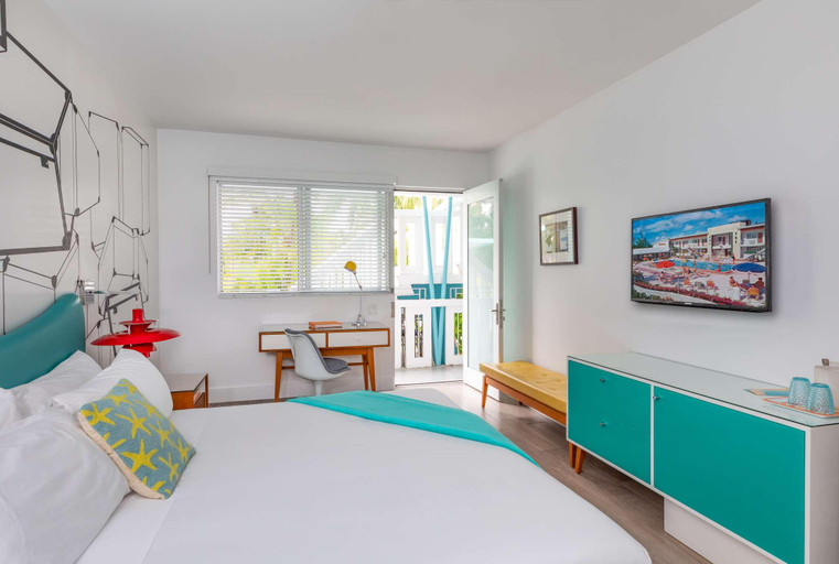 Bedroom 3, The Vagabond Hotel, Miami-Dade