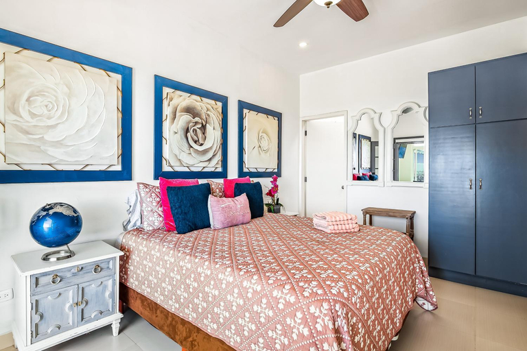 Bedroom 4, Cheerful Dog-Friendly Villa with Beach Views, Outdoor Pool, Private Patio, & AC, Tijuana